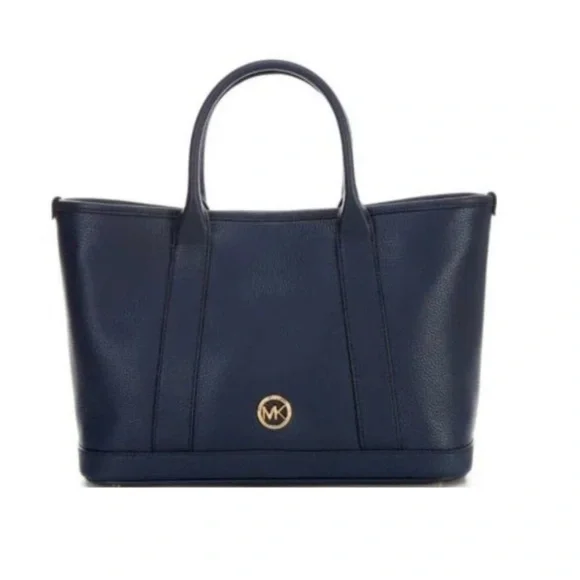 MICHAEL Michael Kors Medium Luisa Satchel in Navy - Picture 4 of 4